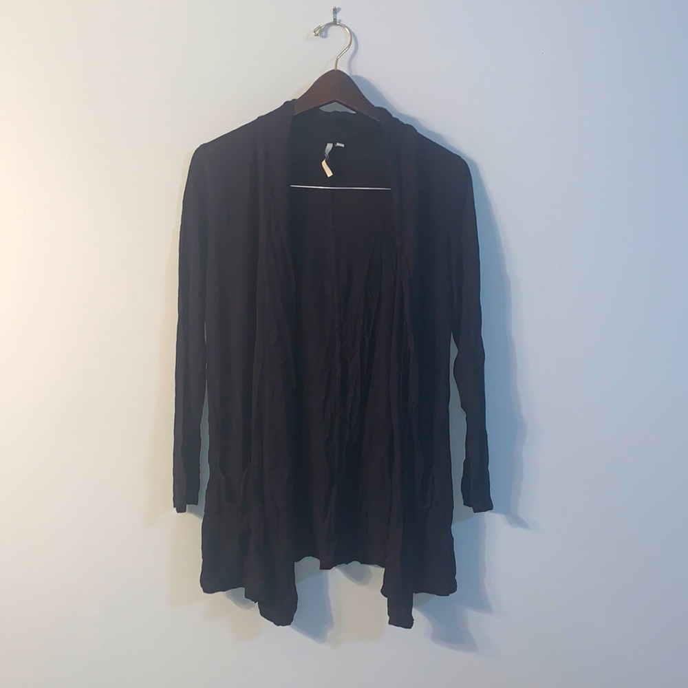 Calvin Klein Jeans open cardigan sweater M black - Picture 1 of 8